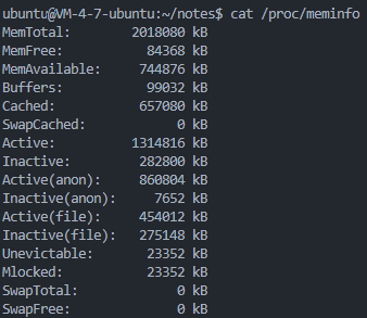 meminfo